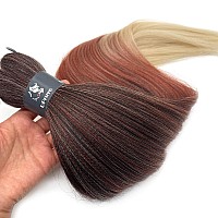 Upruyo 1B350613 Blonde Ombre Braiding Hair Pre Stretched Kids Kanekalon Braiding Hair Extensions For Braiding Box Braids Knotl