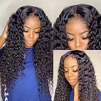 Arietis 18 Inch Deep Wave Hd Lace Front Wigs For Black Women Human Hair 180 Density Deep Curly 13X4 Glueless Wigs Human Hair Pr