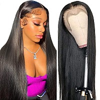 Ice Pear 250 Density 30 Inch 13X6 Lace Front Wigs Human Hair Pre Plucked Straight Hd Transparent Lace Front Wigs Human Hair Glu