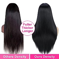 Ice Pear 250 Density 30 Inch 13X6 Lace Front Wigs Human Hair Pre Plucked Straight Hd Transparent Lace Front Wigs Human Hair Glu