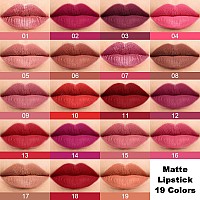 Bingbrush Smooth Longwear Lipstick Pack Set Matte Color Stick Ultimate Lip Crayon For Makeup Collection Waterproof Velvet Lip