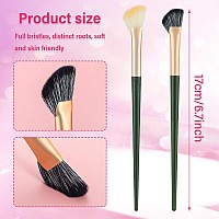 Inenk 6Pcs Nose Contour Brush Inenk Half Fanshape Nose Shadow Brush Natural Lifted Effects And Enhance Nose Contour Easy To U