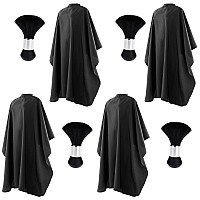 1 Pack Hair Salon Capes With Snap Closure Waterproof Hairdressing Styling Hair Cutting Coloring Nylon Cape With Brush For Barber