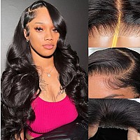 Catti Glueless Wigs Human Hair Pre Plucked Pre Cut 5X5 Hd Closure Wigs For Beginners 200 Density Body Wave Lace Front Wigs Human