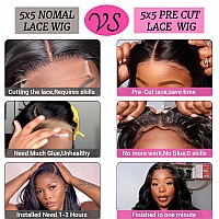 Catti Glueless Wigs Human Hair Pre Plucked Pre Cut 5X5 Hd Closure Wigs For Beginners 200 Density Body Wave Lace Front Wigs Human