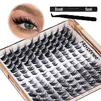 Cat Eye Lash Extensions Kit Fox Eye Lash Clusters Kit L Curl Eyelash Extensions Fluffy Eyelash Clusters Wispy Individual Lashes