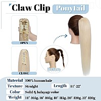 Sego Claw Clip Ponytail Extension Human Hair Clip In Ponytail Hair Extensions Real Human Hair Pony Tails Hair Extensions Long St