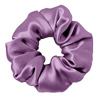 Lilysilk Silk Hair Scrunchiesties For Frizz Breakage Prevention 100 Mulberry No Damage Elastic Ponytail Holders 1Pc Lav