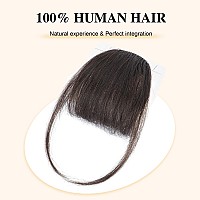 Bogsea Clip In Bangsbangs Hair Clip On For Women Human Hair Wispy Bangs Hairpieces For Women Clip On Fake Bangs Hair Extension