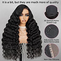 Superlook 6X5 Wear And Go Glueless Wigs Human Hair 220 Density Lace Front Wigs Human Hair Loose Deep Wave Wigs Pre Cut Lace 12A