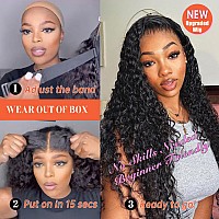 Beliself 13X6 Deep Wave Lace Front Wigs Human Hair Glueless Wigs Human Hair 200 Density Hd Transparent Lace Front Wigs Human Ha