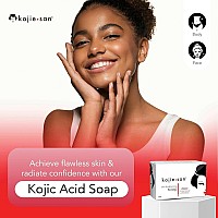 Kojie San Skin Brightening Soap Original Kojic Acid Soap That Reduces Dark Spots Hyperpigmentation Scars With Coconut Te