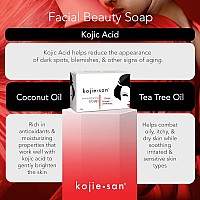 Kojie San Skin Brightening Soap Original Kojic Acid Soap That Reduces Dark Spots Hyperpigmentation Scars With Coconut Te