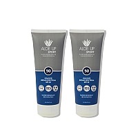 Aloe Up Sport Sunscreen Lotion Spf 50 Broad Spectrum Uvauvb Sunscreen Protector For Face And Body With Hydrating Aloe Vera Ge