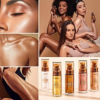 Phoera Body Shimmer Oil Body Bronzer Shimmer Oil Body Glow Oil Shimmer Highlighter Luminizer Body Illuminator With Body Makup B