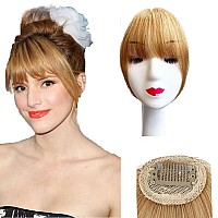 Bangs Hair Clip In Bangs 100 Real Human Hair Extensions Wispy Bangs French Bangs Clip On Air Bangs For Women Zash Blonde Fre