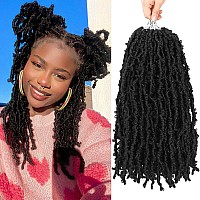 Col Bling Butterfly Locs Crochet Hair 16 Inch 8 Packs Crochet Butterfly Locs Distressed Faux Locs Crochet Hair Pre Looped Croche