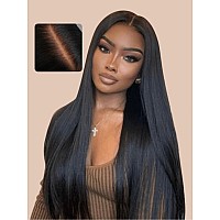 Beauty Forever 13X4 Preeverything Glueless Frontal Straight Lace Front Wigs Human Hairbye Bye Knots Pre Bleached Ear To Ear Pr