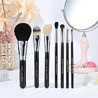 Energy Makeup Brush Set 7Pcs Premium Synthetic Foundation Powder Bronzer Blush Contour Highlighter Eye Shadows Concealer Eyebrow