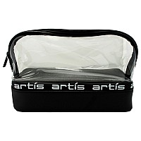 Artis Double Decker Travel Case - Black Luxury Cosmetic Bag