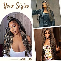 Ombre Lace Front Wig Human Hair Pre Plucked 1B27 Highlight Wig Human Hair 13X4 Body Wave Lace Front Wigs Human Hair 180 Densit