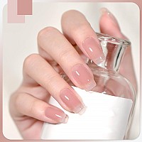 Gaoy Gel Nail Polish Kit 3 Colors 16Ml White Jelly Nude Glitter Sheer Soak Off Uv Gel Polish Set Gilded Pearl