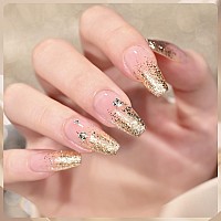 Gaoy Red Glitter Gel Nail Polish 16Ml 2 Colors 2242 2236 Gold Sparkling Soak Off Uv Gel Polish Set For Nail Art Diy Manicure At