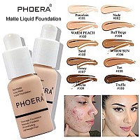 Phoera Foundation Phoera Cc Cream Foundation Color Correcting Anti Aging Hydrating Serum Spf 25 Phoera Primer Phoera Makeup F