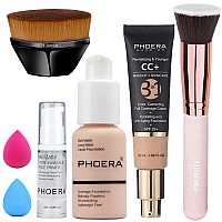 Phoera Foundation Phoera Cc Cream Foundation Color Correcting Anti Aging Hydrating Serum Spf 25 Phoera Primer Phoera Makeup F