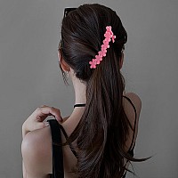 Velscrun 7 Pcs Banana Claw Clips For Strong Hold Ponytails Large Matte 47 Hair Clips For Thick Fine Curly Hair Accessori