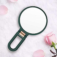 1X 30X Magnifying Hand Held Mirrordouble Side Folding Hand Mirror For Women With Adjustable Handletravel Table Desk Shaving Ba