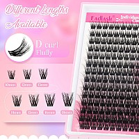 Fadlash Cluster Lashes Fluffy 1018Mm Lash Clusters Volume Lash Extension 168Pcs 3D Diy Lash Clusters D Curl Individual Lashes