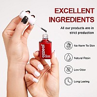 Ozzeal Base Coat Gel Nail Polish 15Ml Soak Off Led Uv No Wipe Long Lasting Gel Base Coat Clear Base Coat Gel For Nails Art Diy