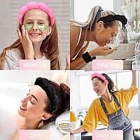 Ruiwen Hair Spa Headband For Washing Face Face Scrubber Sponge Makeup Headband Skincare Headbands For Makeup Removal Terry C