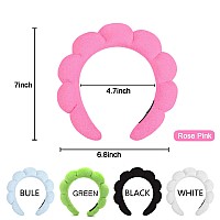 Ruiwen Hair Spa Headband For Washing Face Face Scrubber Sponge Makeup Headband Skincare Headbands For Makeup Removal Terry C