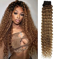 Hntl Ombre Deep Wave Human Hair Bundles 12A Wet And Wavy Human Hair Bundles For Black Women T427 Ombre Brown To Honey Blonde Re