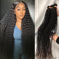 Jarama Curly Bundles Human Hair 20 22 24 Inch 100 Brazilian Kinky Curly Human Hair Bundles 12A Unprocessed Virgin Curly Weave B