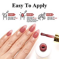 Imtiti Jelly Gel Polish 15Ml Sheer Plum Red Jelly Gel Nail Polish Translucent Spring Summer Nail Gel Polish Led Uv Gel Nail Pol