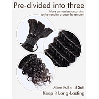 Human Braiding Hair 1 Bundle 50G 28 Inch Deep Water Wave Bulk Human Hair For Braiding No Weft 10A Brazilian Virgin Curly Human H