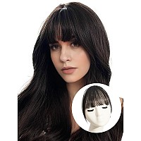 Ieemk Clip In Bangs 100 Real Human Hair Fake Bangs Clip In Hair Extensions Clip On Bangs For Women French Fringe Bangs Natural