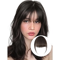 Ieemk Clip In Bangs 100 Real Human Hair Fake Bangs Clip In Hair Extensions Clip On Bangs For Women French Fringe Bangs Natural