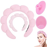 Spa Headband For Washing Face Or Facial Face Scrubber Facial Exfoliator Sponge Makeup Headband Skincare Headbands For Makeup