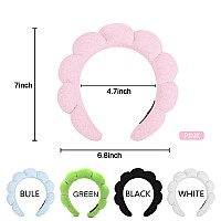 Ruiwen Hair Spa Headband For Washing Face Face Scrubber Sponge Makeup Headband Skincare Headbands For Makeup Removal Terry C