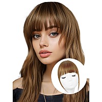 Ieemk Clip In Bangs 100 Real Human Hair Fake Bangs Clip In Hair Extensions Clip On Bangs For Women French Fringe Bangs Natural