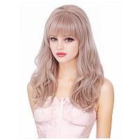 Rugelyss Vintage Long Wavy Ginger Mixed Blonde Wig With Bang Retro Big Bouffant Beehive Wigs Fits 60S 70S 80S Costume Or Hallowe