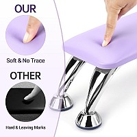 Big Arm Rest For Nails Cushion Microfiber Leather Hand Rest For Nails Tech Hand Rest Pillow For Nails Toenails Detachable Nai