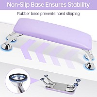 Big Arm Rest For Nails Cushion Microfiber Leather Hand Rest For Nails Tech Hand Rest Pillow For Nails Toenails Detachable Nai