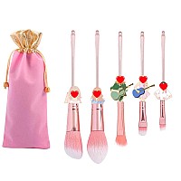 5Pcs Popular Siinger Tay Lor Theme Makeup Brushes Set Cosmetic Kawaii Gifts For Women Eye Shadow Eyeliner Blending Pencil Lip Fo