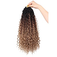 Lickran 18 Inch Goddess Locs Crochet Hair Faux Locs Crochet Hair Pre Looped Soft Locs Crochet Hair For Black Women 1B3027