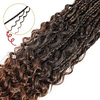 9 Pack 22 Inch Goddess Crochet Box Braids Curly Ends Bohomian Goddess Box Braids Crochet Hair Synthetic Crochet Braids Hair Exte